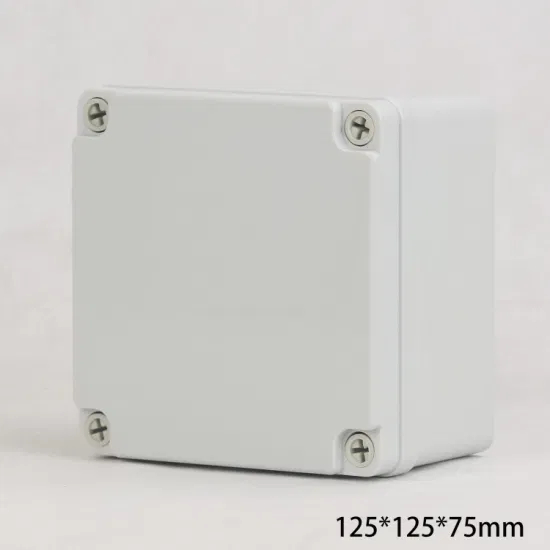 户外防水盒外壳塑料盒电子项目盒电子防水接线盒 125*125*75mm