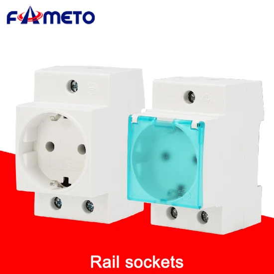 欧式10/16A导轨插座电源模块
