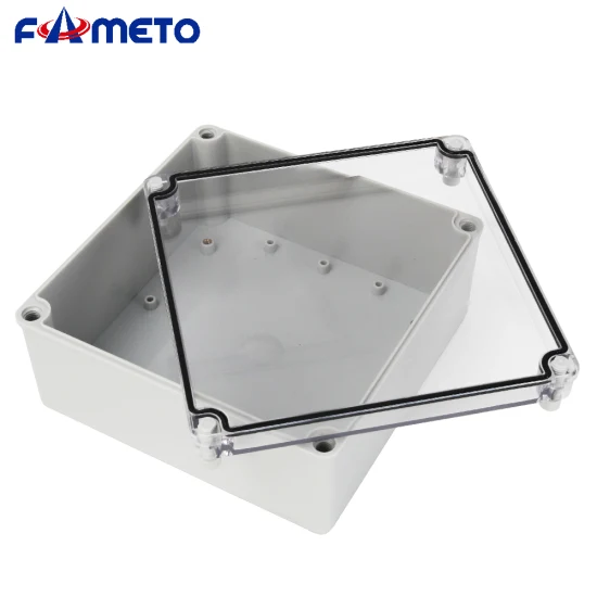 户外防水接线盒200*200*95mm 透明盖现货批发