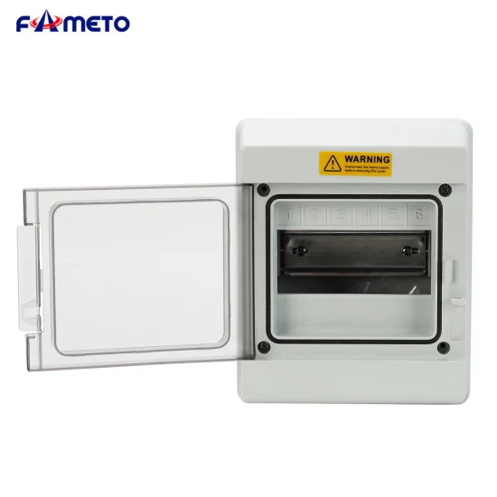 at-6光伏配电箱PC材质防火防水塑壳6位