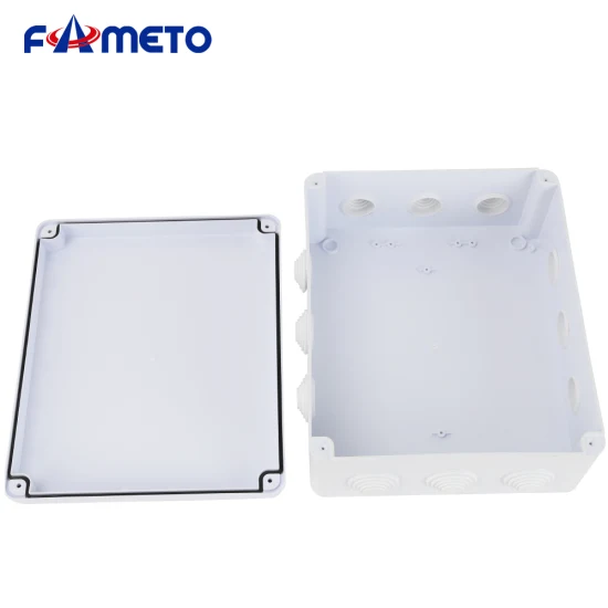户外防水接线盒300X250X120mm ABS塑料IP65白色现货批发
