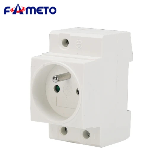 法式10-16A 35mm导轨安装插座