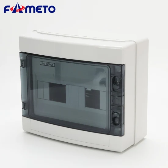 Ha-12路IP65防水户外300*260*140mm耐用12串塑料汇流箱接线盒配电箱