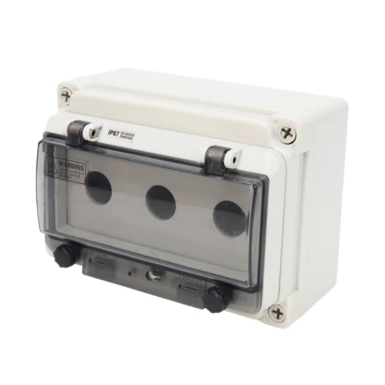 IP67防水户外紧急按钮开关W接线盒停止按钮控制盒