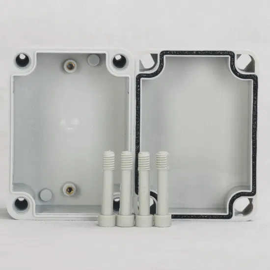 源工厂 110*80*85mm 浅灰色塑料螺丝 防水防尘 绝缘保护壳 接线盒
