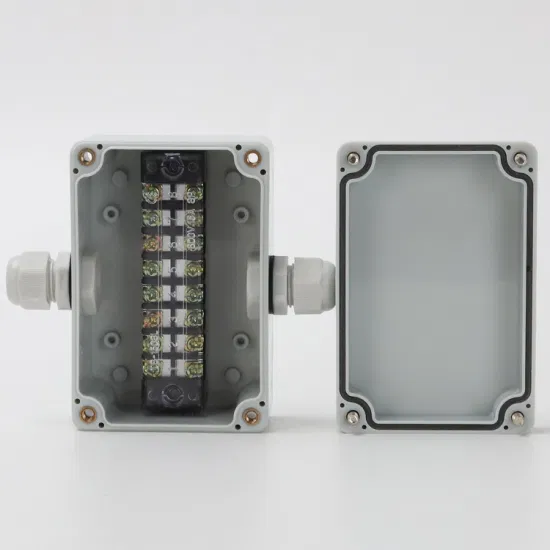 一进一出 100*68*50mm ABS 塑料防水接线盒 3.94*2.68*1.97 英寸 CE IP67