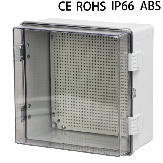 12*12*7英寸透明防水配电箱ABS塑料显示屏或电池外壳