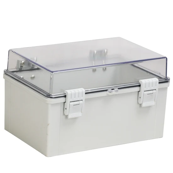 PLC显示屏保护外壳300*200*180mm透明防水塑料配电箱IP66