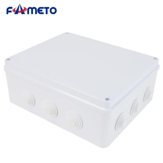 户外防水接线盒300X250X120mm ABS塑料IP65白色现货批发