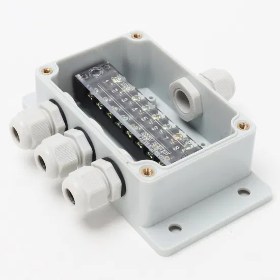 一进三出 15A 8路防水接线盒 ABS 塑料 Pg9 尼龙连接器 4-8 平方线