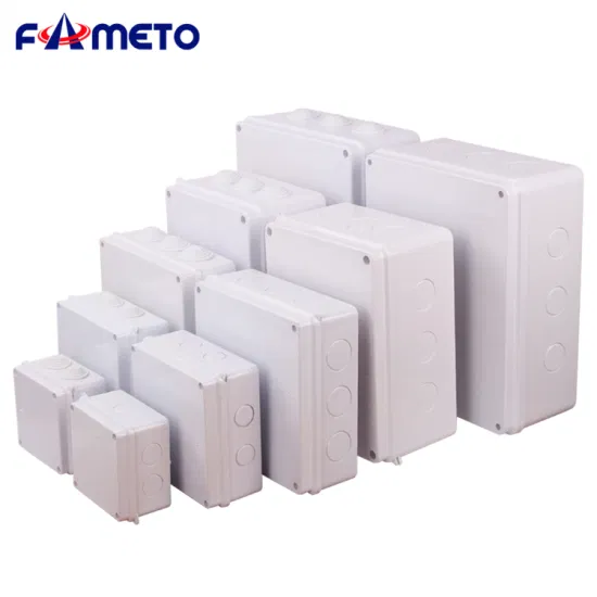 户外防水接线盒 ABS 塑料预留孔电气设备端子接线盒