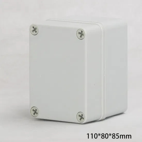 源工厂 110*80*85mm 浅灰色塑料螺丝 防水防尘 绝缘保护壳 接线盒