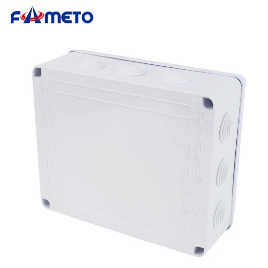 户外防水接线盒300X250X120mm ABS塑料IP65白色现货批发
