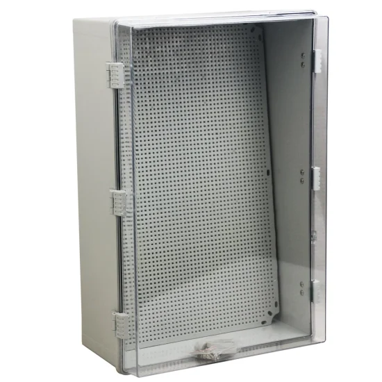 600*400*220mm PC阻燃材料透明塑料配电箱光伏箱