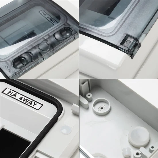 Ha-8ways IP65防水户外215*210*100mm 8路塑料汇流箱接线盒配电箱
