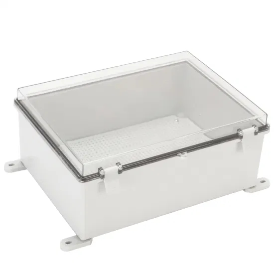 定制可用 390*290*160mm 透明塑料盖 ABS 塑料电缆分配盒 IP66 CE 15.4*11.4*6.3inch
