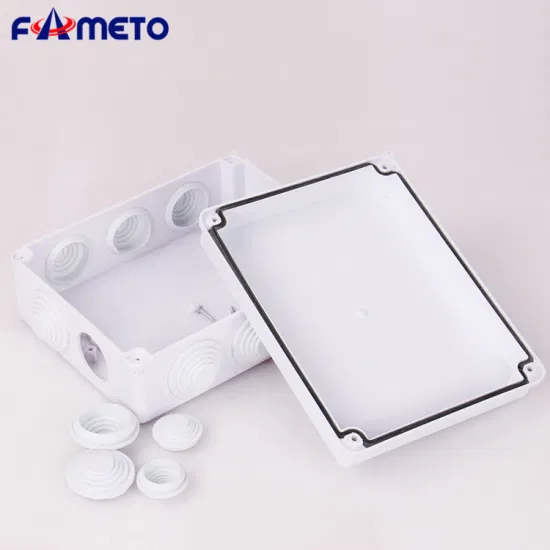 户外防水接线盒 ABS 塑料预留孔电气设备端子接线盒