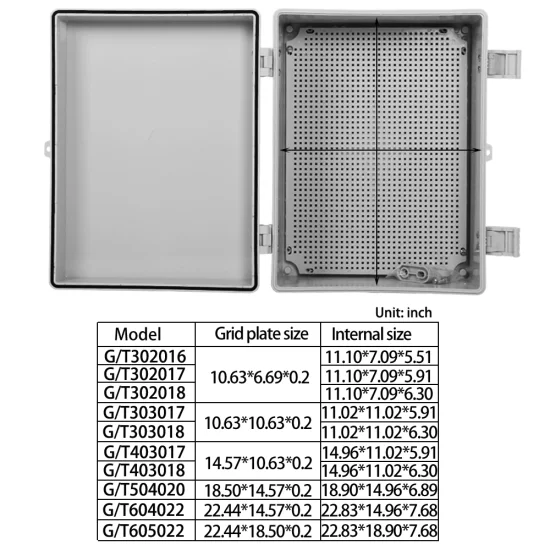 户外防水配电箱透明盖ABS或PC材料300*200*160mm