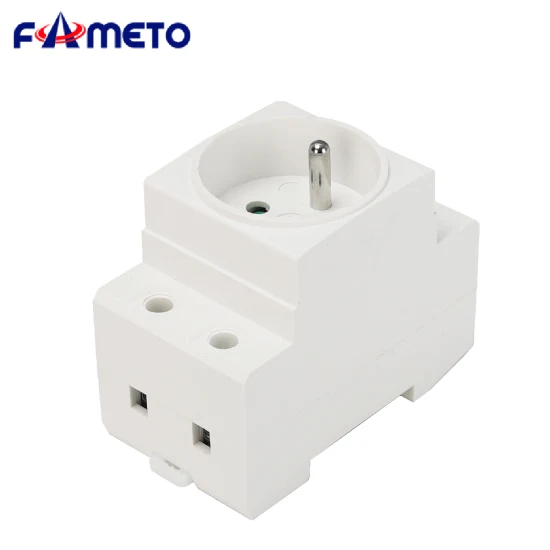 法式10-16A 35mm导轨安装插座