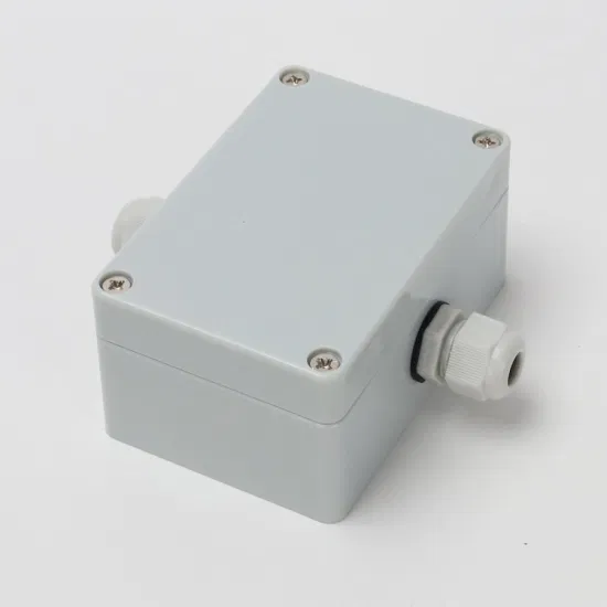 一进一出 100*68*50mm ABS 塑料防水接线盒 3.94*2.68*1.97 英寸 CE IP67