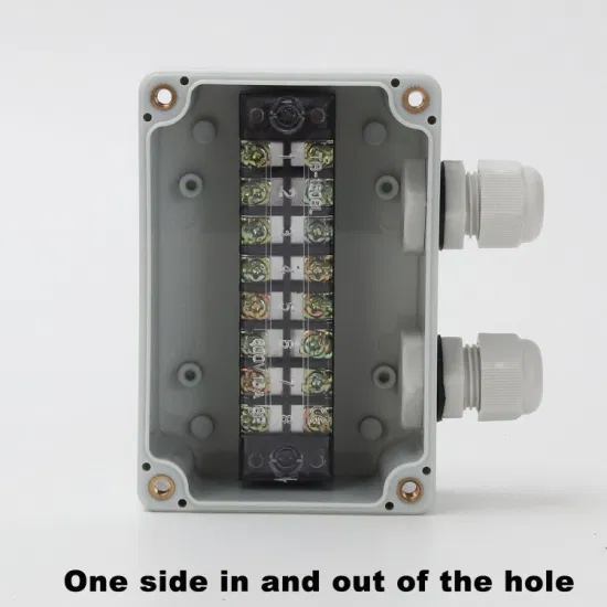 一侧2孔100*68*50mm Tb1508 400V 15A户外ABS塑料防水接线盒