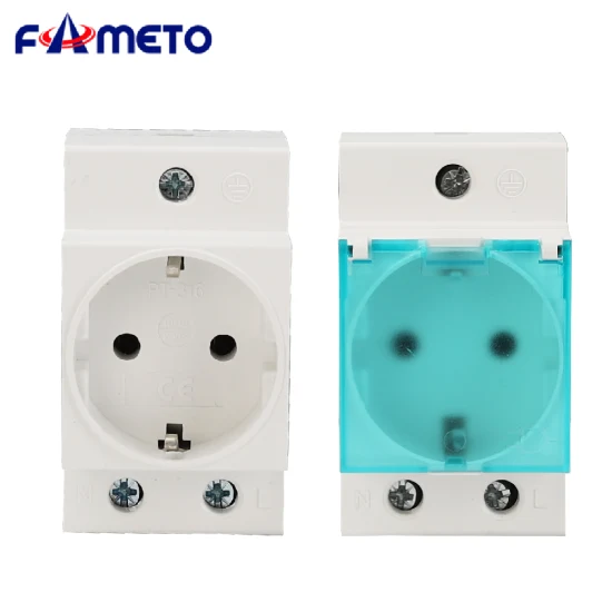 欧式10/16A导轨插座电源模块