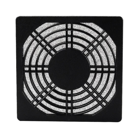风扇网罩110mm*110mm ABS塑料黑色防尘网