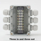 3进3出15A 400V 8路户外防水接线盒Tb1508 CE IP67