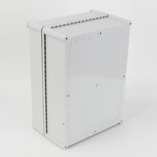 户外防水盒380X280X180mm ABS材质灰壳塑料配电箱