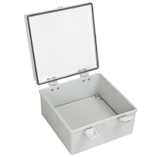 12*12*7英寸透明防水配电箱ABS塑料显示屏或电池外壳