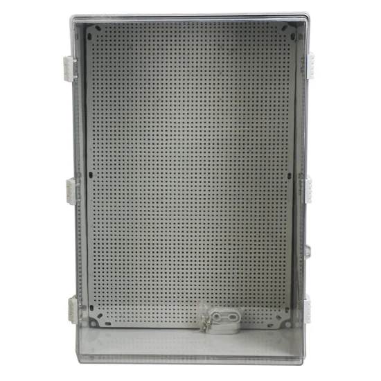 600*400*220mm PC阻燃材料透明塑料配电箱光伏箱