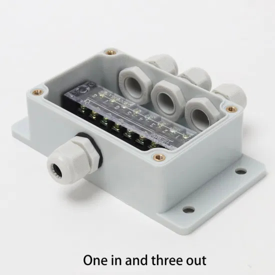 一进三出 15A 8路防水接线盒 ABS 塑料 Pg9 尼龙连接器 4-8 平方线